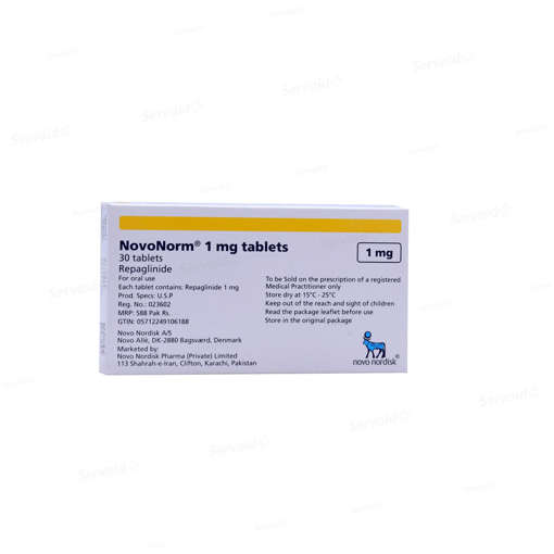 Picture of Novonorm 1mg Tab 15x2s
